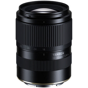 Tamron 16-50mm f/2.8 A zoom lens for Sony E, black, with Tamron branding