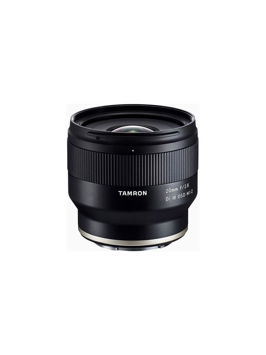 Tamron 20mm f/2.8 Di III OSD lens for Sony FE mount.