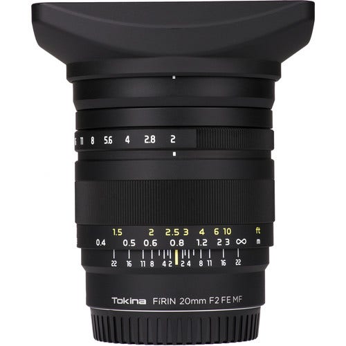 Tokina FiRIN 20mm f/2 FE MF lens, Sony E mount, manual focus