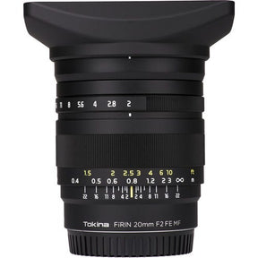 Tokina FiRIN 20mm f/2 FE MF lens, Sony E mount, manual focus