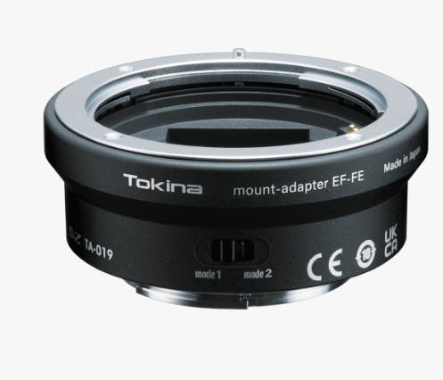 Tokina SZ mount adapter EF to FE