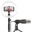 Tripper Content Creator Video Kit with ring light, microphone and stand