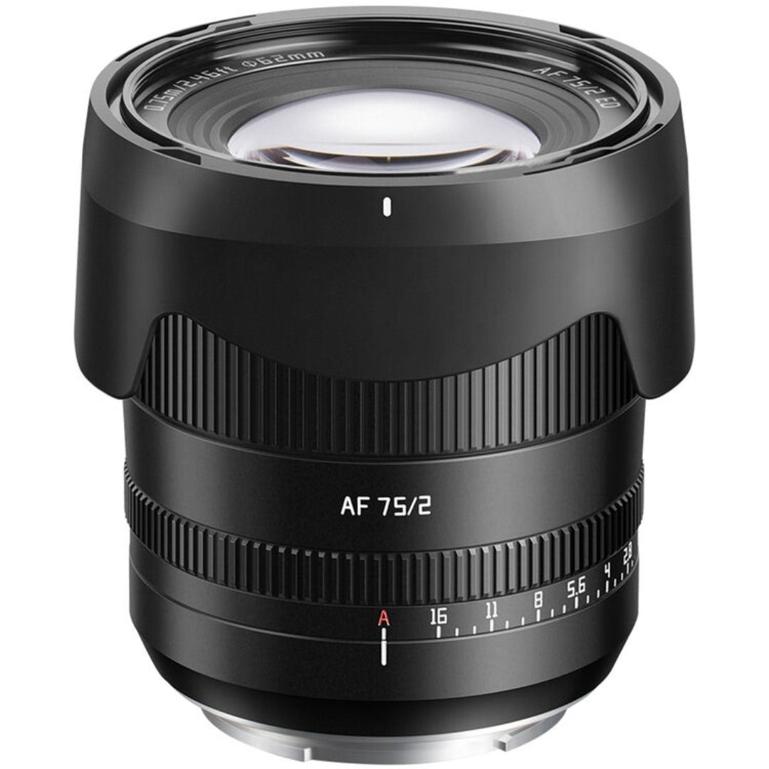 TTArtisan 75mm f/2 AF Sony E mount lens in black