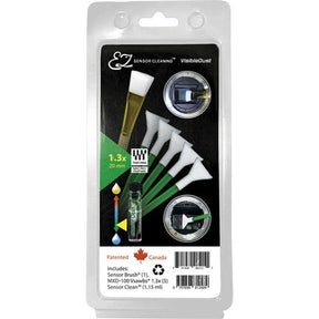 VisibleDust EZ Sensor Cleaning Kit PLUS with Sensor Clean, Green 1.3x Vswabs and brush