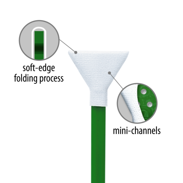 VisibleDust Ultra MXD-100 Green Vswab for Medium Format 30-33 mm (12 Pack) - additional product view