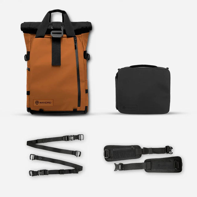Wandrd PRVKE 31 Sedona Orange Photo Bundle, V3