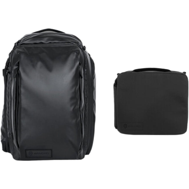 Wandrd TRANSIT 45L travel backpack in black