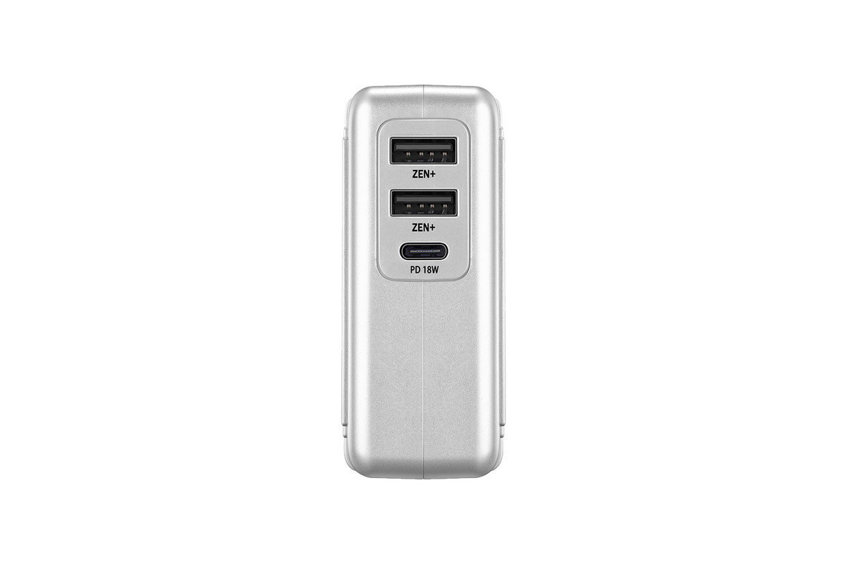 Zendure MIX 2-IN-1 Powerbank & Wall Charger (5,200 mAh) - Silver - additional product view