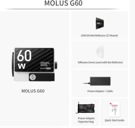Zhiyun G60 60W COB Light - additional product view