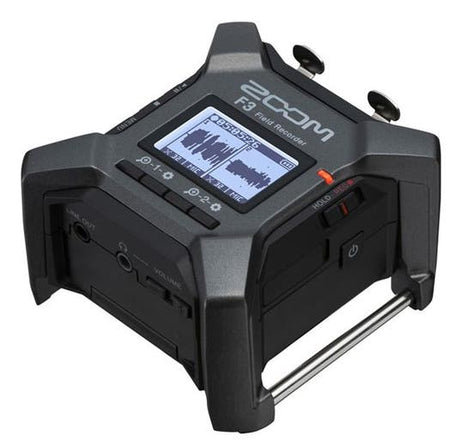 Zoom F3 field recorder.